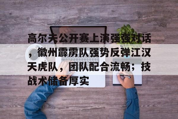 高尔夫公开赛上演强强对话，徽州霹雳队强势反弹江汉天虎队，团队配合流畅；技战术储备厚实的简单介绍-jiuyou